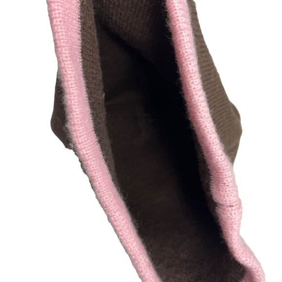 Cleveland Browns Winter Hat Beenie Womens OS Brown Pink - Picture 5 of 6